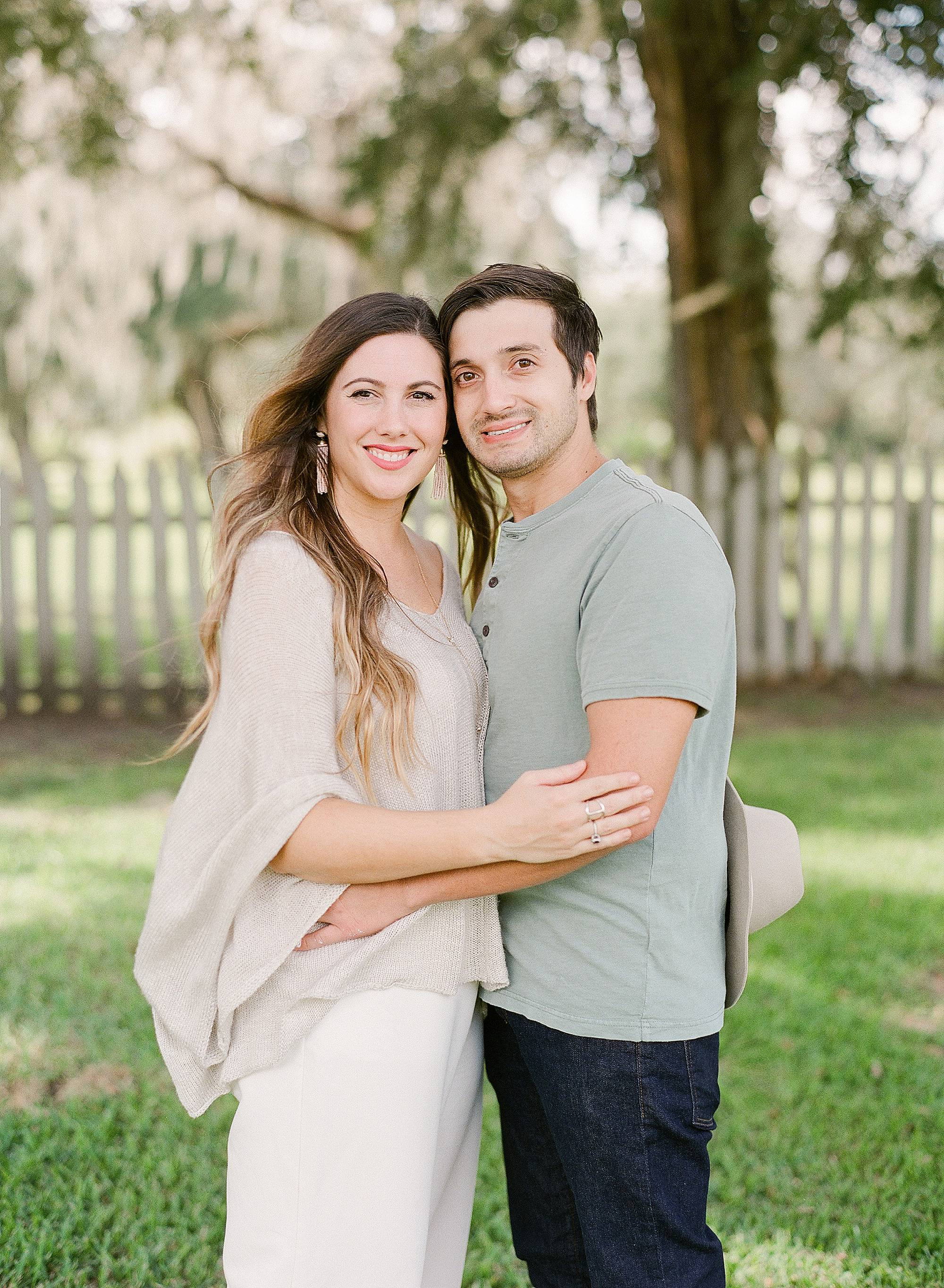 Happily married couple gets anniversary photographs taken in Lafayette Louisiana