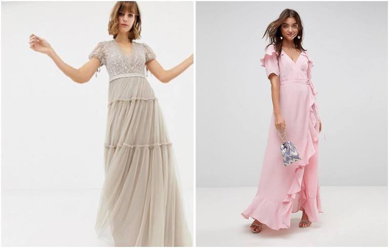 needle and thread maxi dress with detail for outfit inspiration